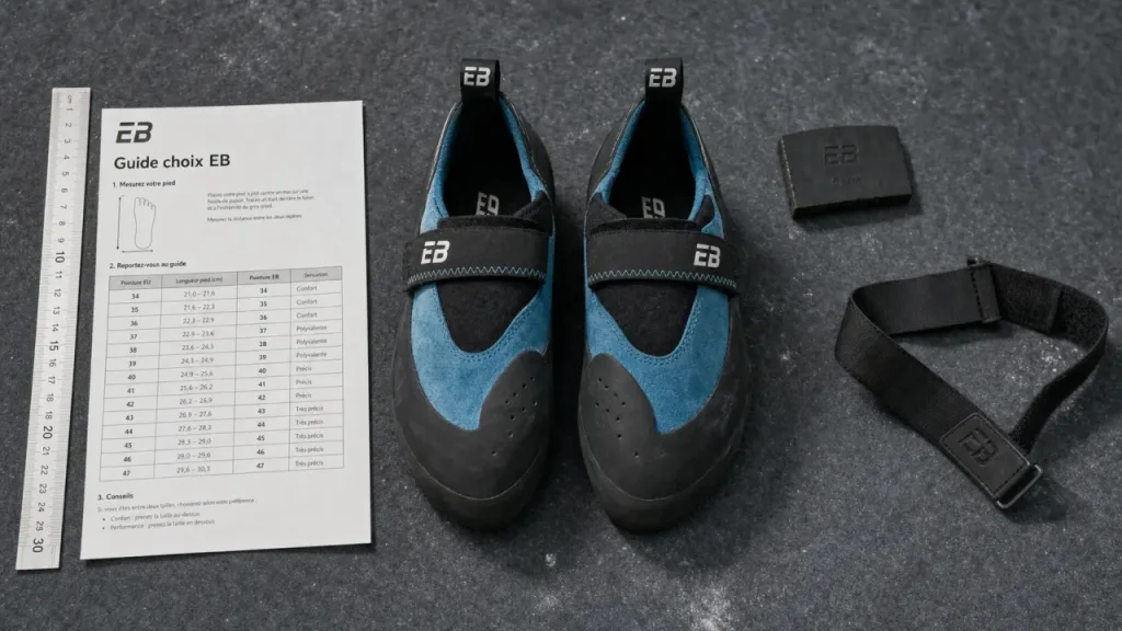 Chaussons escalade EB : 4 gammes pour choisir entre confort, précision et accroche