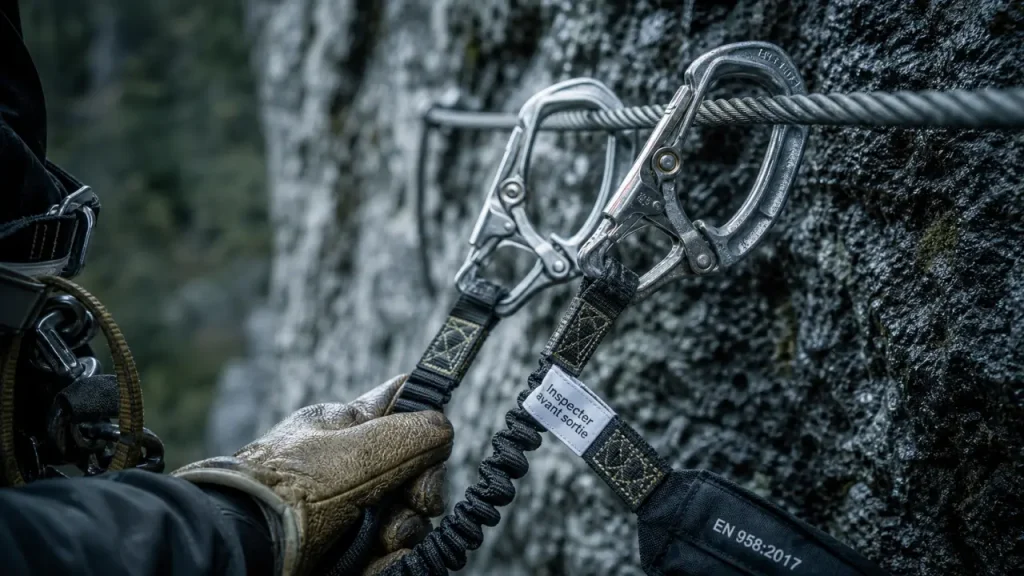 Matériel de via ferrata : les 4 équipements vitaux pour votre sécurité