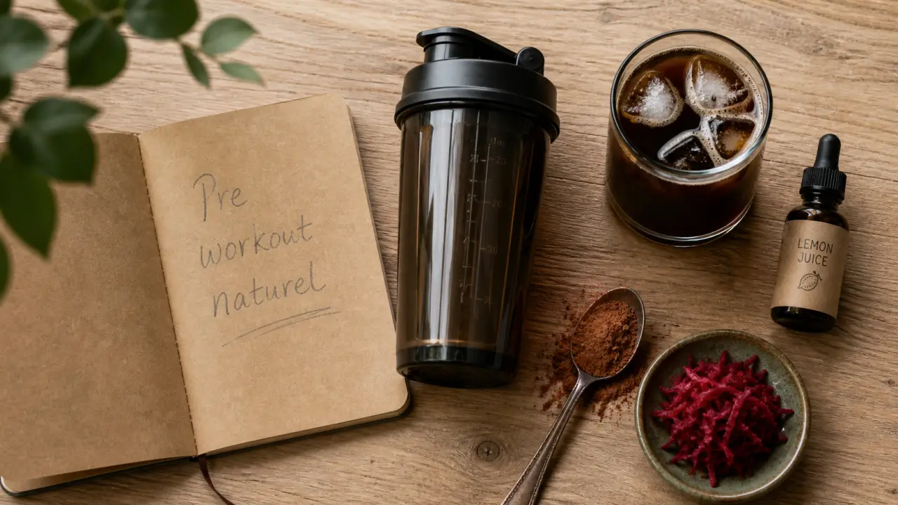 Pre workout naturel : shaker, café, betterave et citrulline