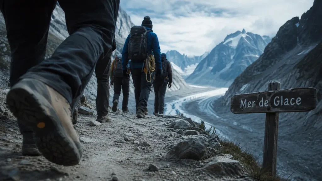 Randonnée Mer de Glace : choisir entre le train du Montenvers et la marche sur glacier