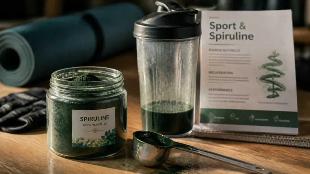 Sport et spiruline : 6 g par jour, endurance, récupération et limites à connaître