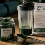 Sport et spiruline : pot de spiruline et dose pour 6 g/jour