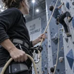 Assurer en escalade : main de freinage sur brin