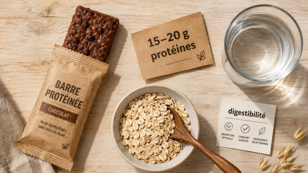 Meilleure barre protéinée : 15 à 20 g de protéines, peu de sucres et les pièges à éviter
