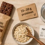 Meilleure barre proteinee 15-20 g protéines, peu de sucres