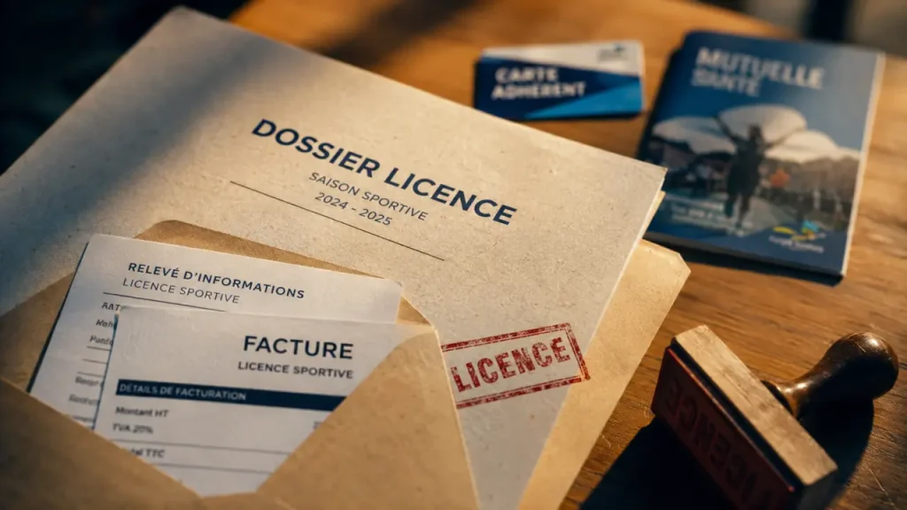 Licence sportive remboursée par la mutuelle : 40 € par an, prorata et justificatifs à prévoir