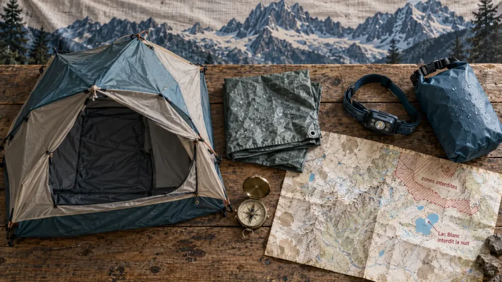 Bivouac à Chamonix : une nuit en altitude, mais pas au Lac Blanc
